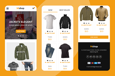 Mshop - eCommerce Mobile Template, a HTML Template by Ngetemplates