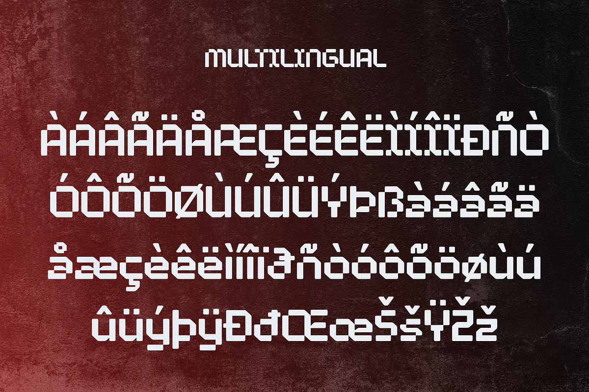 Bitram – Futuristic Pixel Font, a Sans Serif Font by Drizy (Photo 4 of 8)