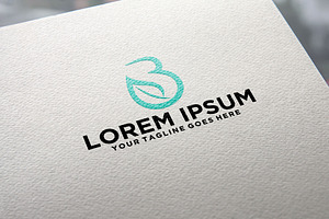 Modern Leaf on letter B logo, a Branding & Logo Template by REDVY CREATIVE