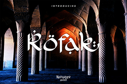 Rofak, a Symbol Font by Nathatype