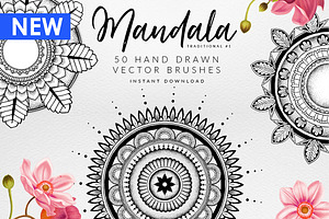 Mandala Illustrator Brushes