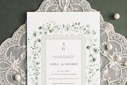 Watercolor Eucalyptus Green Floral, a Decorative Illustration by Veris Studio (Thumbnail 5 of 20)