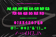 Asca Ayme Bubble Display Font, a Handwritten Font by Maulana Creative (Thumbnail 5 of 5)