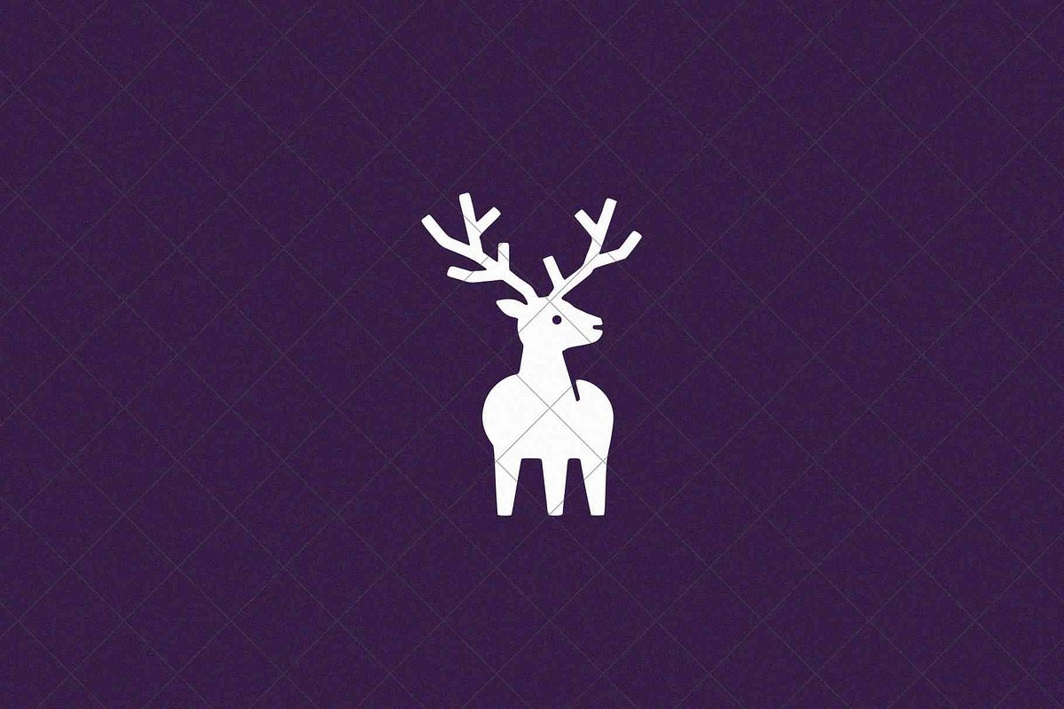 Minimalist Deer Icon Stag, an Animal Illustration by Vectorium Studio (Photo 4 of 4)