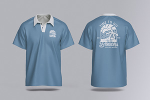 Polo Shirts Mockup, a Shirt Mockup by graphicstory