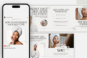 Skincare CANVA Instagram Carousel, a Social Media Template by Xenié Creative (Thumbnail 6 of 8)