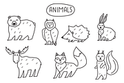 Forest animals for kids, an Animal Illustration by cutelevindesign (Thumbnail 2 of 10)