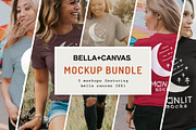 The Women's Bella Canvas 3001 Bundle, a Shirt Mockup by Moonlit Mocks (Thumbnail 1 of 11)