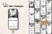 Editable Mobile City Trip Itinerary, a Templates & Theme by Hip Templates (Thumbnail 2 of 11)