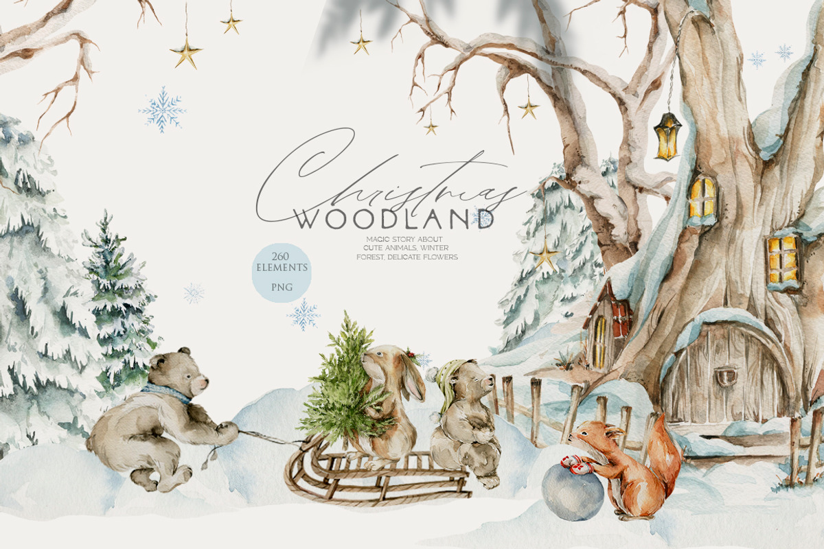 Woodland animals Bundle 2000, an Animal Illustration by 60secondsArt (Photo 4 of 13)