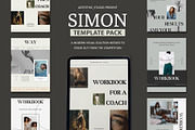 SIMON - Editorial Aesthetic Workbook, a Print Template by AESTETHIC_STUDIO (Thumbnail 1 of 10)