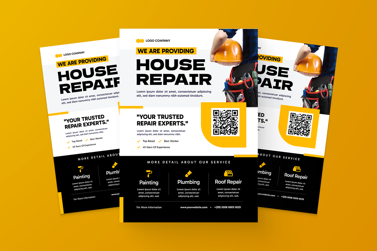 House Repair Flyer, a Flyer Template by MMPixelCraft (Photo 2 of 6)