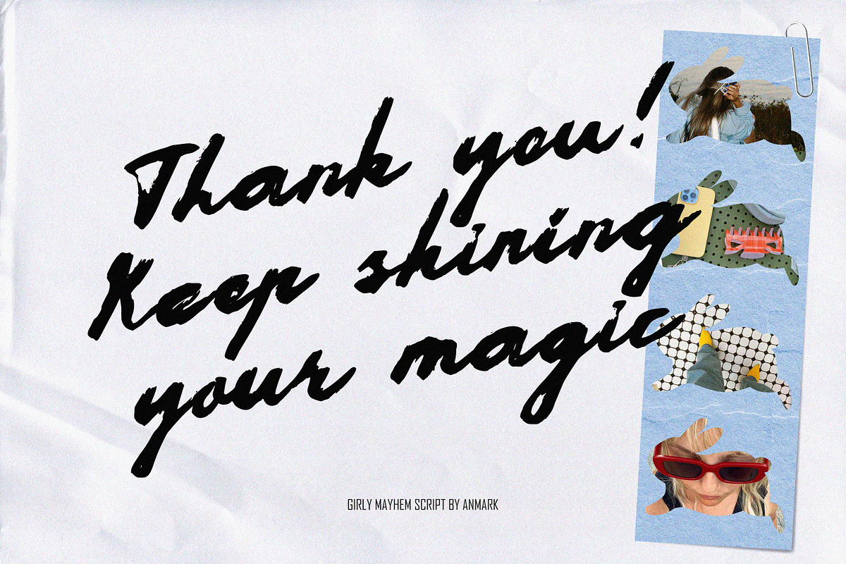 Girly Mayhem Messy Bold Script Font, a Script Font by AnMark (Photo 12 of 12)