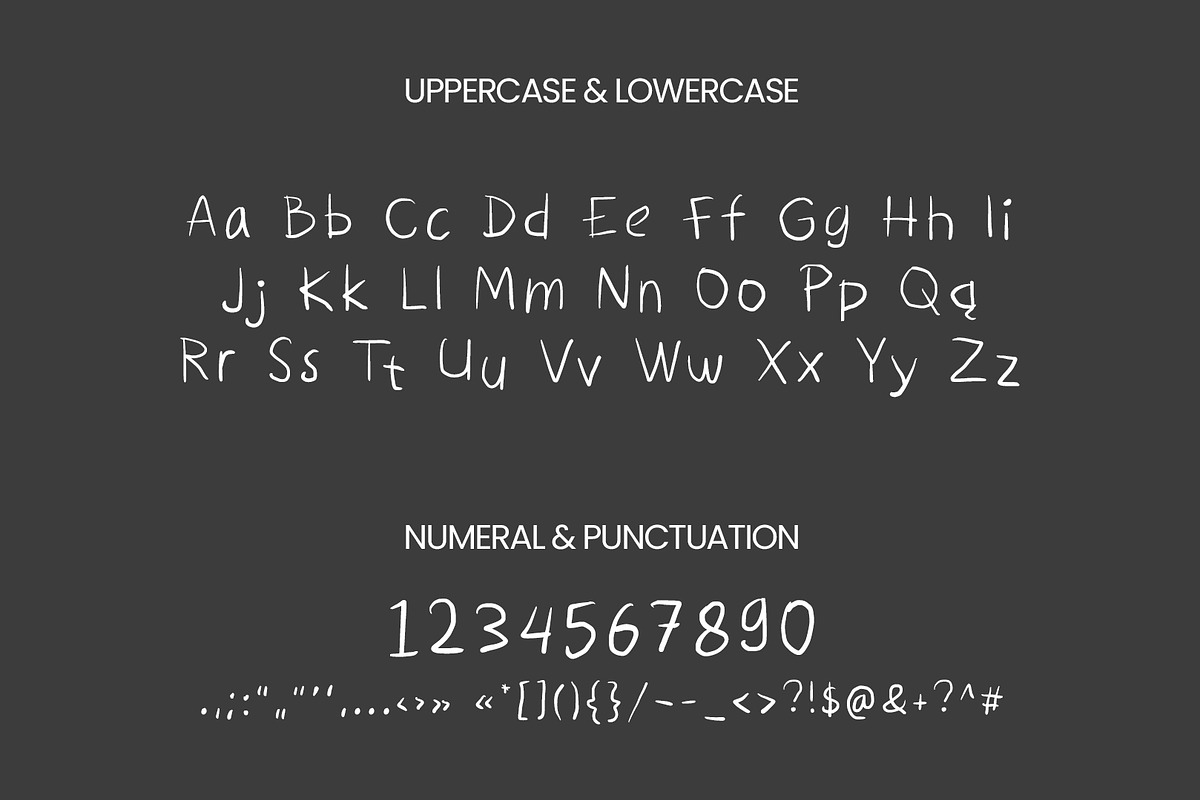Lulbia Handwritten Quirky Font, a Handwritten Font by ArtiXLabs (Photo 9 of 10)