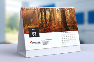 Desk Calendar 2021