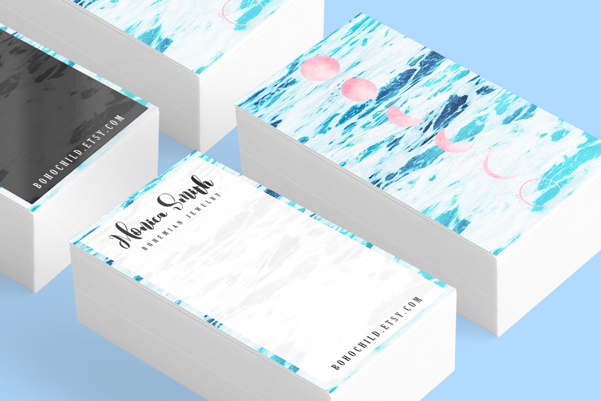 Boho Child Business Card, a Business Card Template by cadinera (Photo 3 of 11)