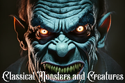 Classical Monsters and Creatures, a Background Graphic by Intellecta Design (Thumbnail 4 of 7)