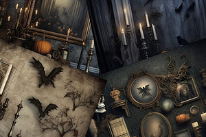 Elegant Spooky Accents Patterns