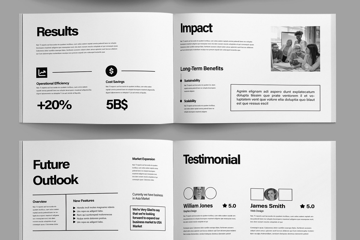 Business Whitepaper Layout preview 5