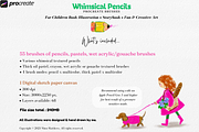 Procreate Whimsical Pencil Brushes, a Brush Add-On by Fashion Workshop Bkk (Thumbnail 3 of 11)
