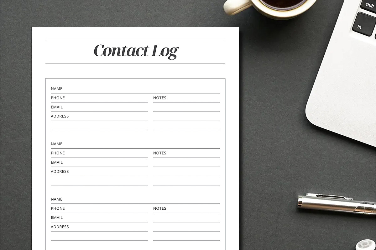 Contact List, a Stationery Template by DesignDevisers (Photo 2 of 9)
