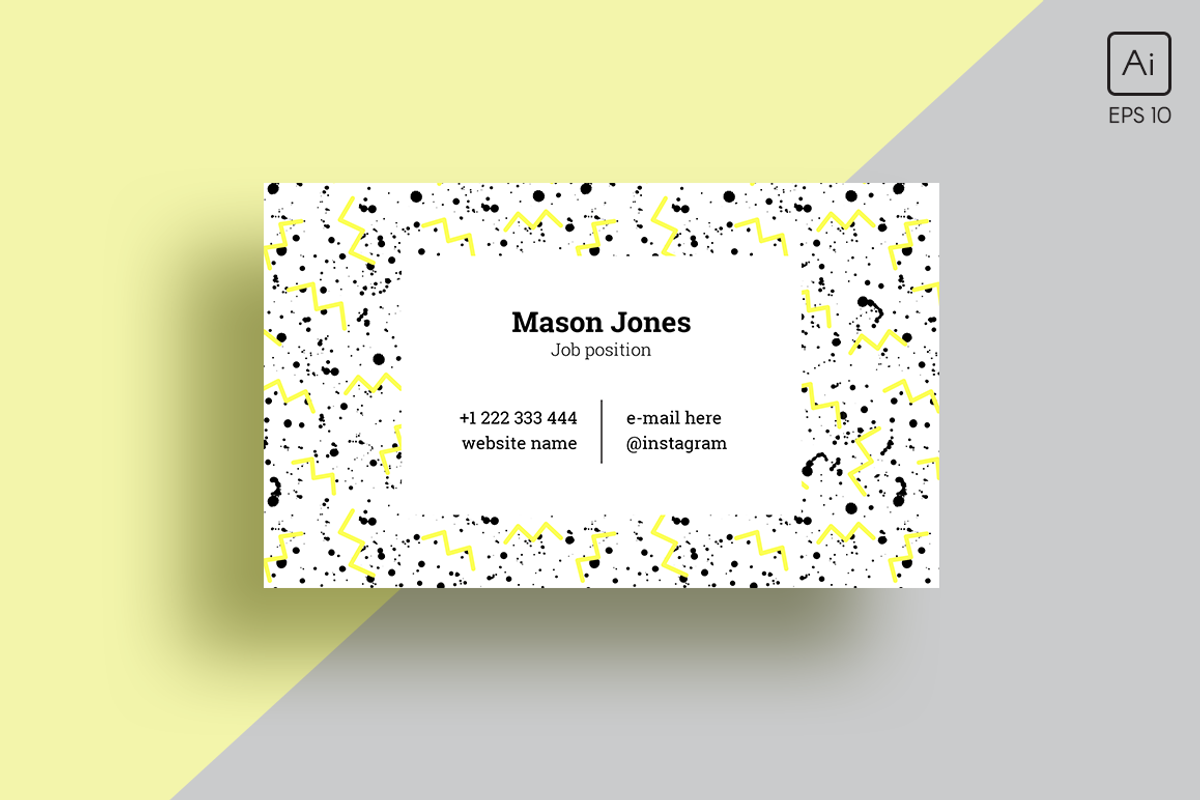 Minimalism in trend business card, a Business Card Template by ARg Design (Photo 1 of 3)