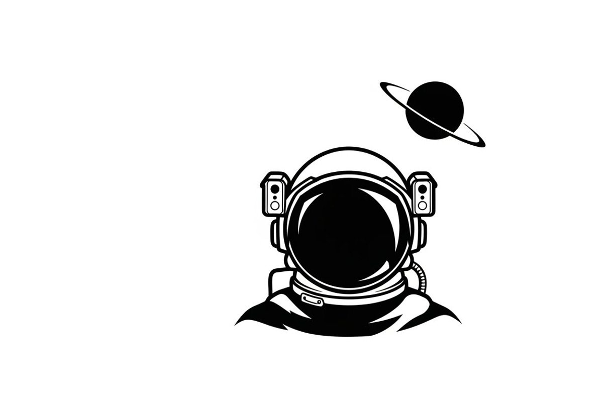 This vector astronaut artwork, an Illustration by Amazin_art (Photo 24 of 30)