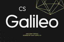 CS Galileo – Contemporary Font