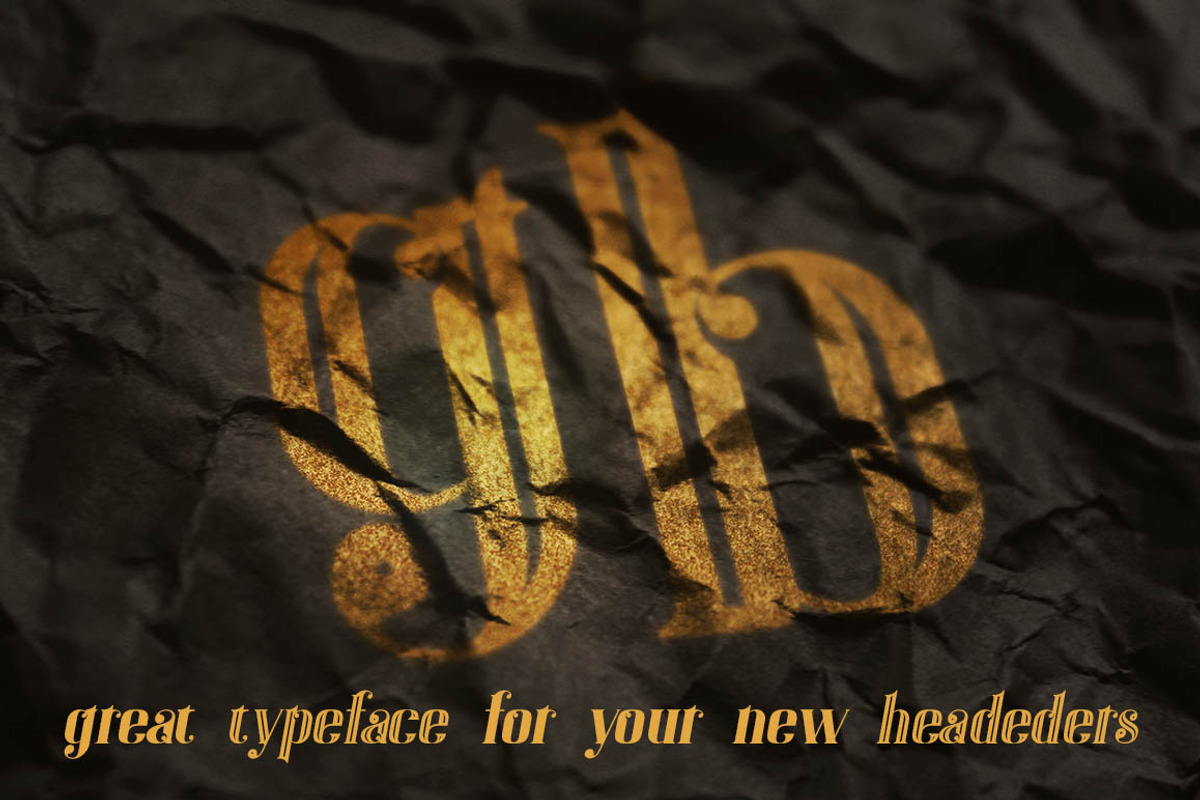 Gatsby - ArtDeco Font preview 4