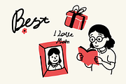Mother’s Day Vintage Illustration, a Person Illustration by TheTrueStroke (Thumbnail 3 of 5)