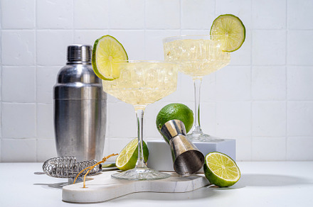 Lime gin martini cocktail, a Food & Drink Photo by Rimma