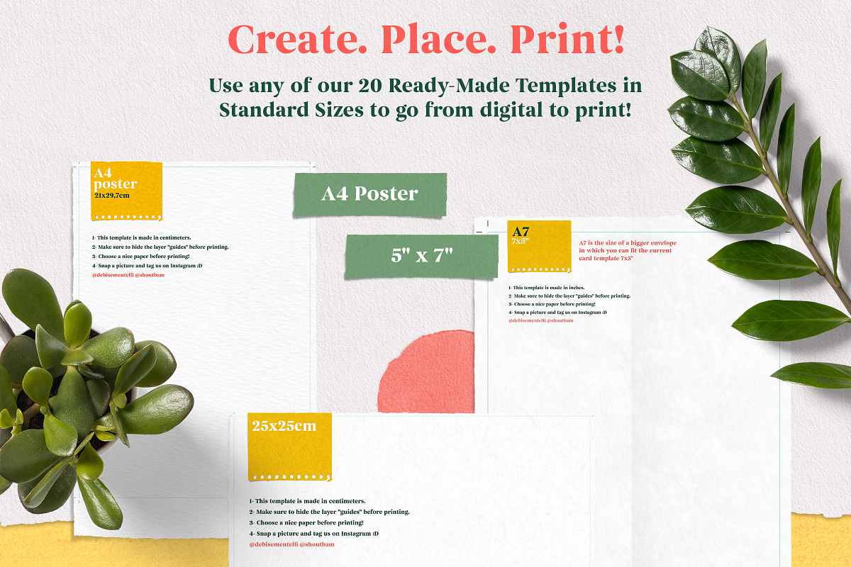 Procreate Print Toolkit 1 w/Vectors, a Brush Add-On by Debi Sementelli (Photo 15 of 15)