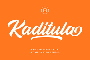 Kaditula - Brush Script Font