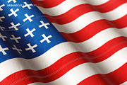 3D Flag Mock-Up, an Advertising Mockup by WebAndCat (Thumbnail 17 of 20)