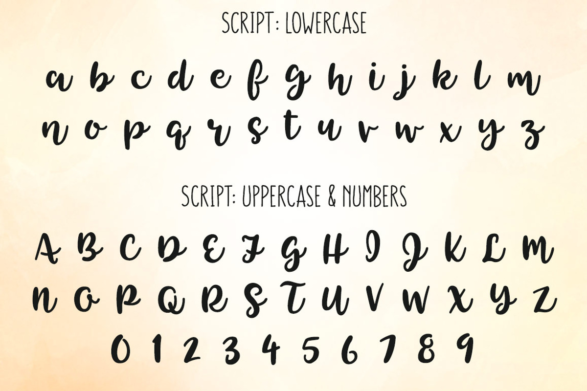 Tingler duo - two handwritten fonts preview 2