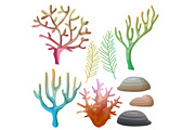 coral reef icon set, an Object Graphic by Propylparaben (Thumbnail 2 of 2)