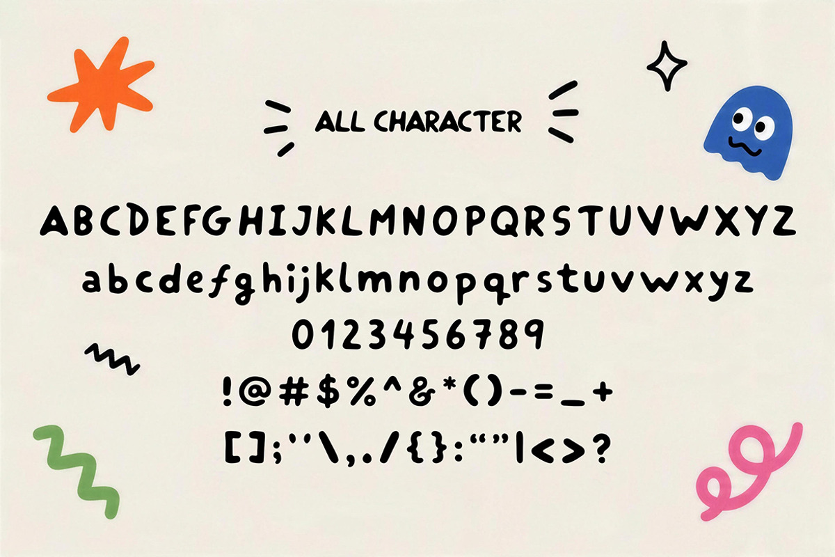Tomupi - Fun Handdrawn Font, a Handwritten Font by Pitchlook.Studio (Photo 2 of 4)