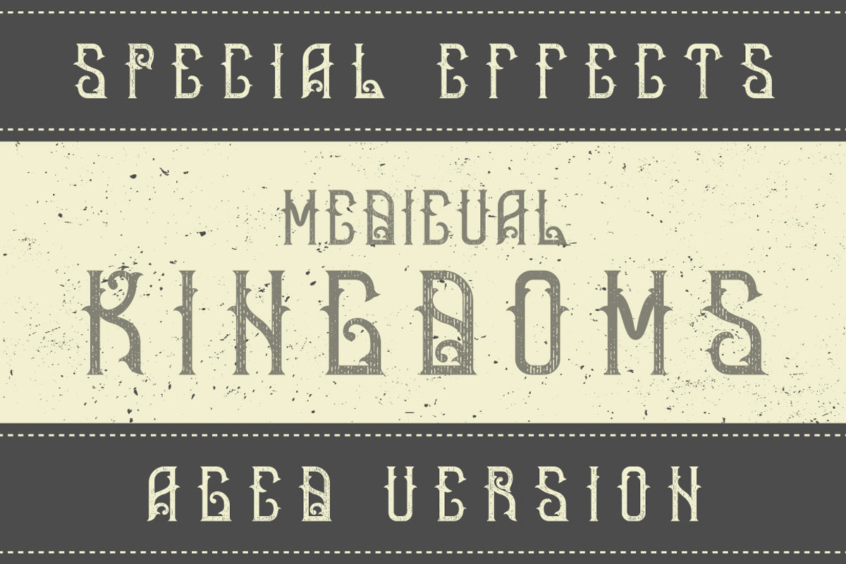 Medieval Kingdoms Label font preview 4