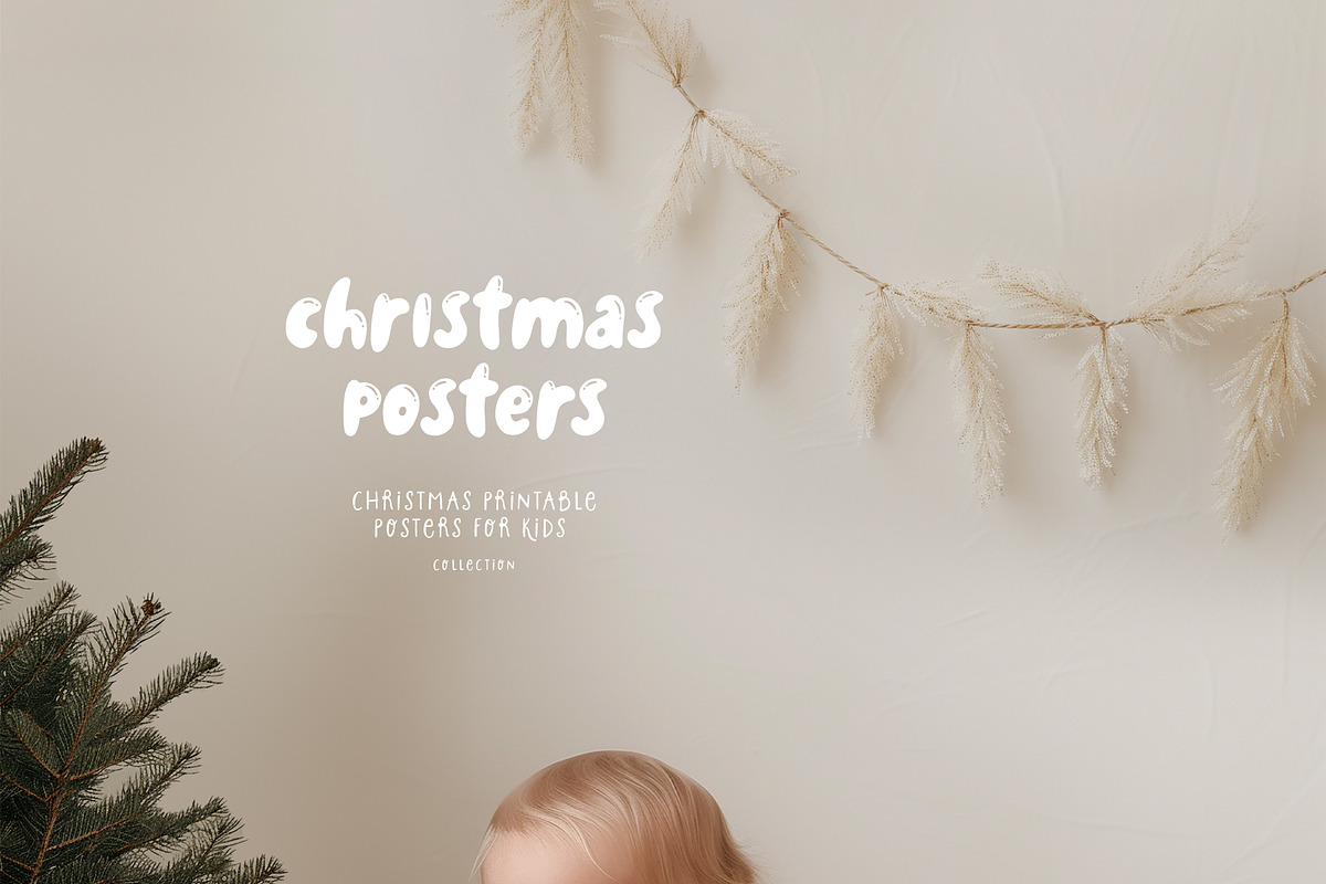 150 Christmas Kids Posters & Prints, a Background Graphic by Muse Artist (Photo 16 of 17)