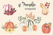 Autumn - watercolor set, a Decorative Illustration by Visual Animal (Thumbnail 3 of 10)