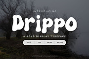 Drippo | Spooky Decorative Font, a Handwritten Font by Everyday Perfection (Thumbnail 1 of 5)