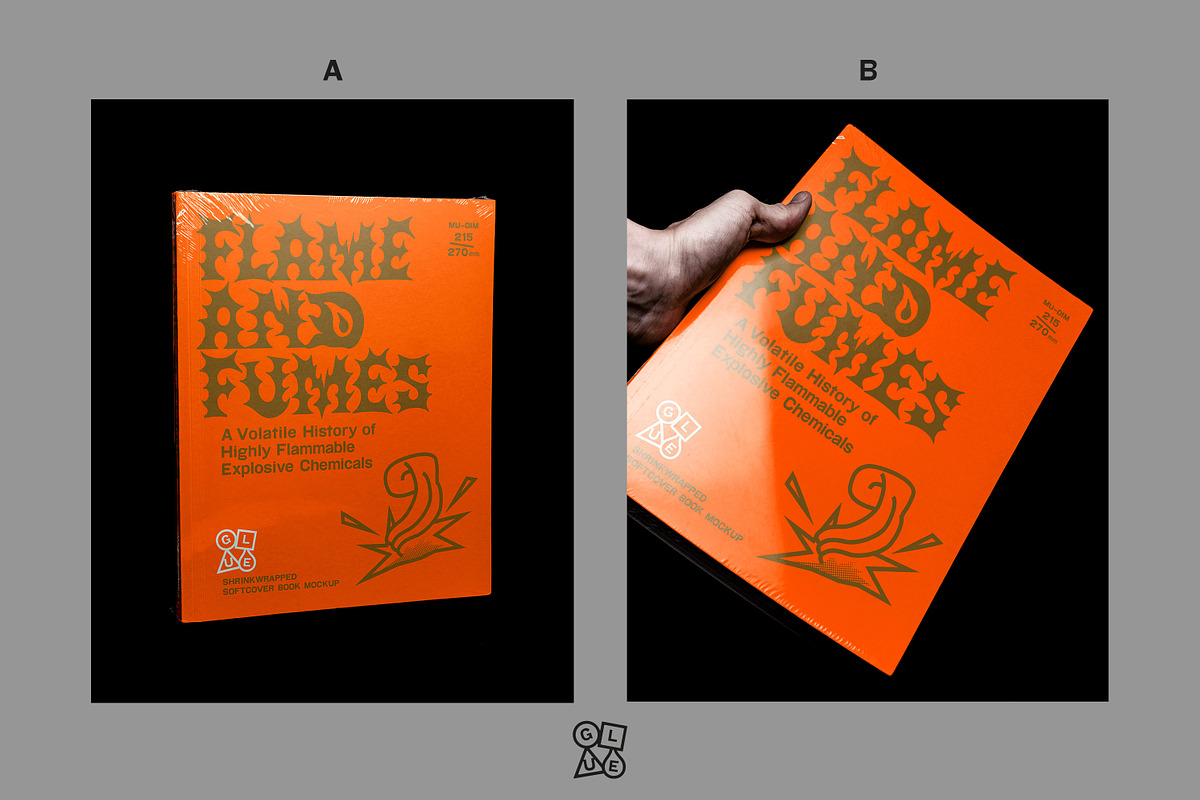 Wrapped Softcover Book Mockup Bundle, a Books & Magazine Mockup by Glue Lab (Photo 2 of 7)