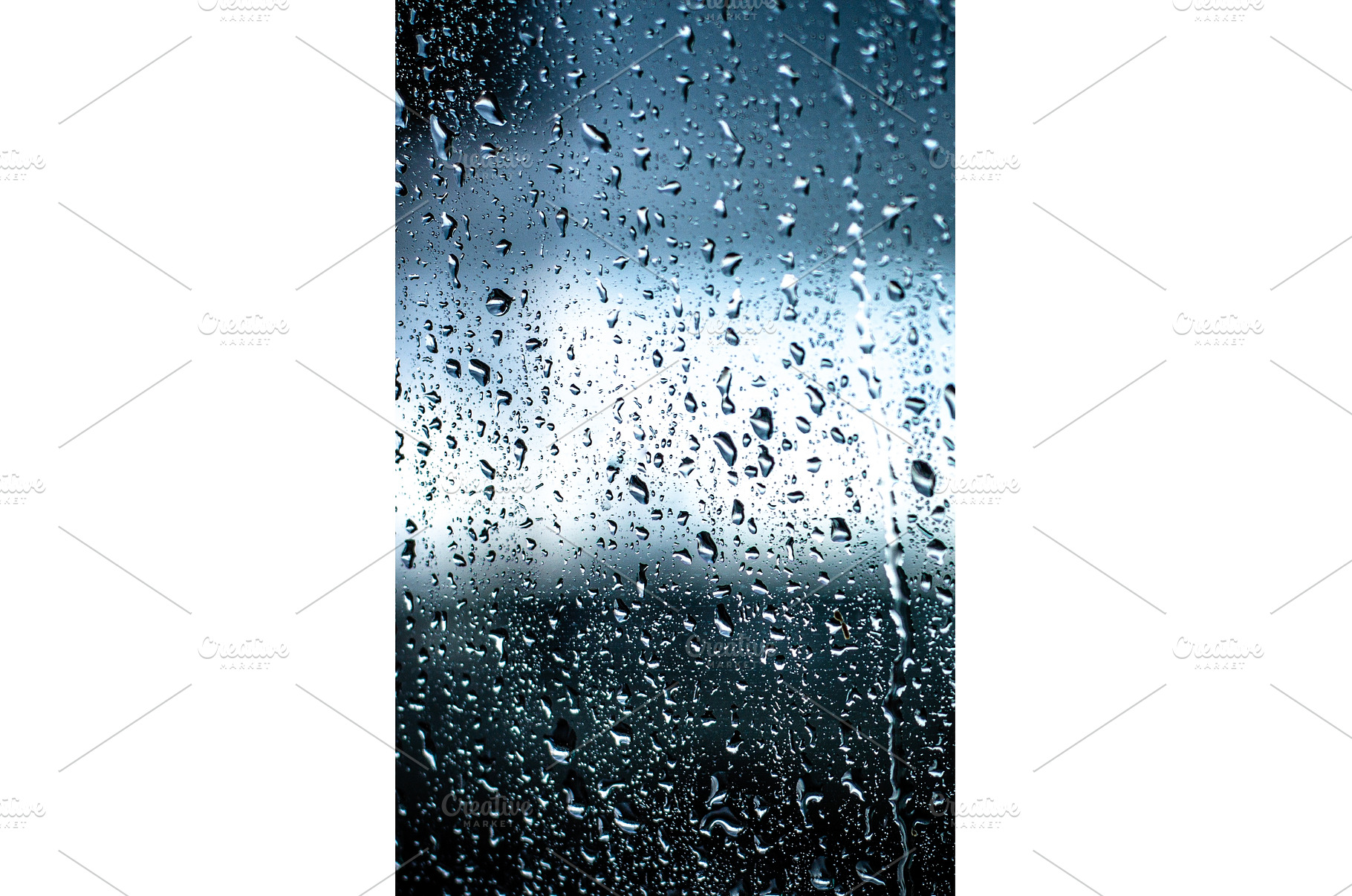 Rain on Window Pane Capturing Nature, a Background Photo by Our Amazing World