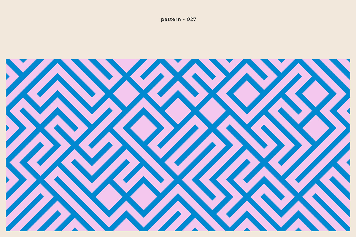 GeoAbstract - 100 Vector Patterns, a Pattern Graphic by Léo Alexandre (Photo 8 of 22)