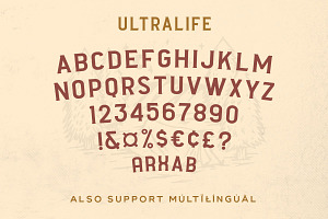 Ultralife Typeface