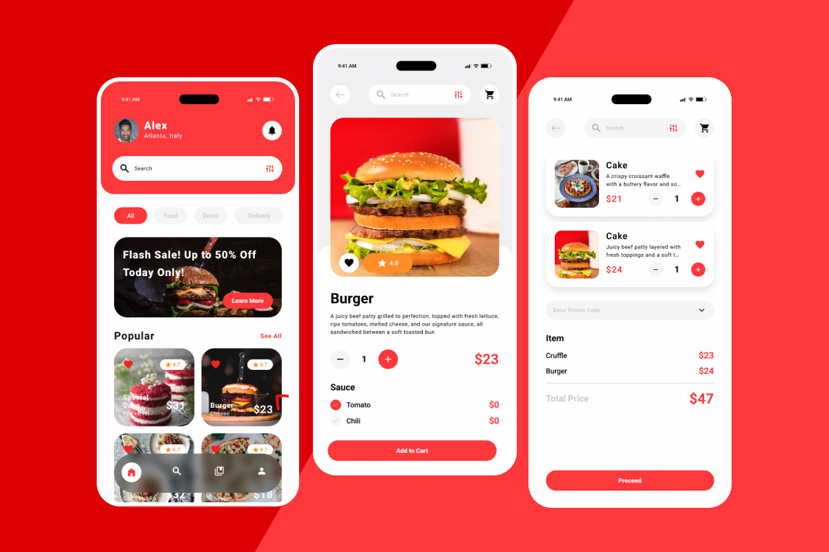 Yumway - Food Delivery App Design, an App Template by productype1 (Photo 4 of 5)
