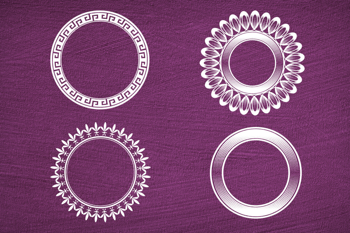 40 Circular Shapes - Vector - Vol. 6 preview 4