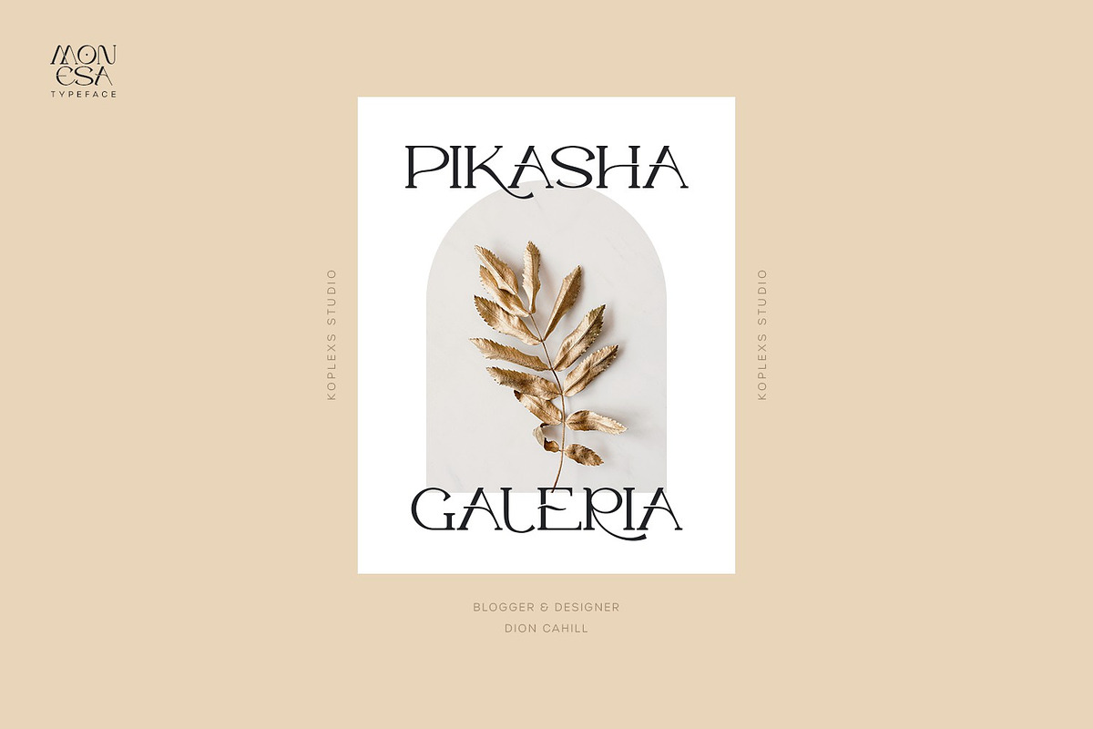 Monesa - Luxury Modern Serif Font, a Serif Font by Koplexs Studio (Photo 10 of 12)