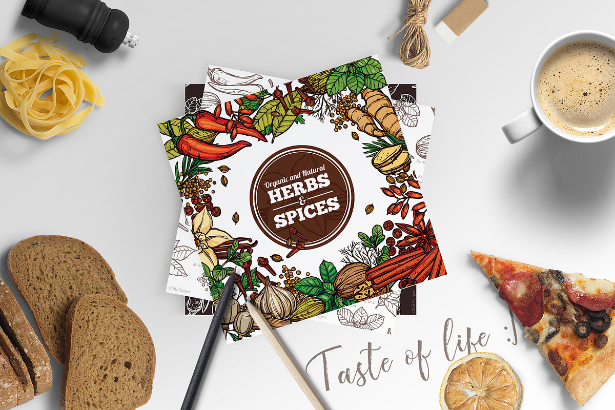UPDATE! Herbs And Spices Sketches, a Food Illustration by alexrockheart (Photo 4 of 5)