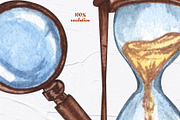 Science Watercolor Set, an Education Illustration by BarvArt (Thumbnail 16 of 17)